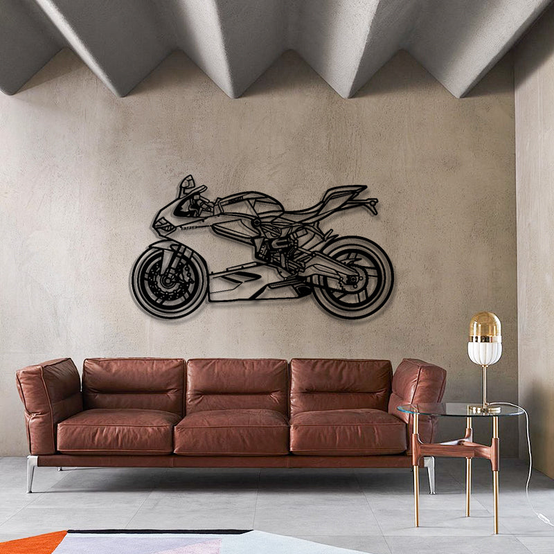 899 Panigale Silhouette - Sport Bike Metal Wall Art