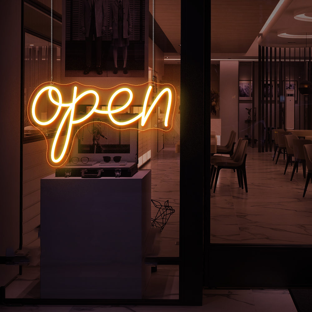 Vintage Business -LED -Neon Open Zeichen