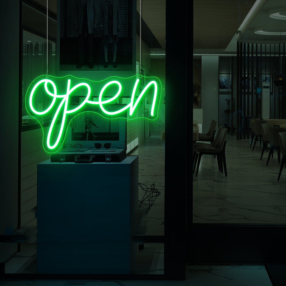 Vintage Business LED Neon Open Sign