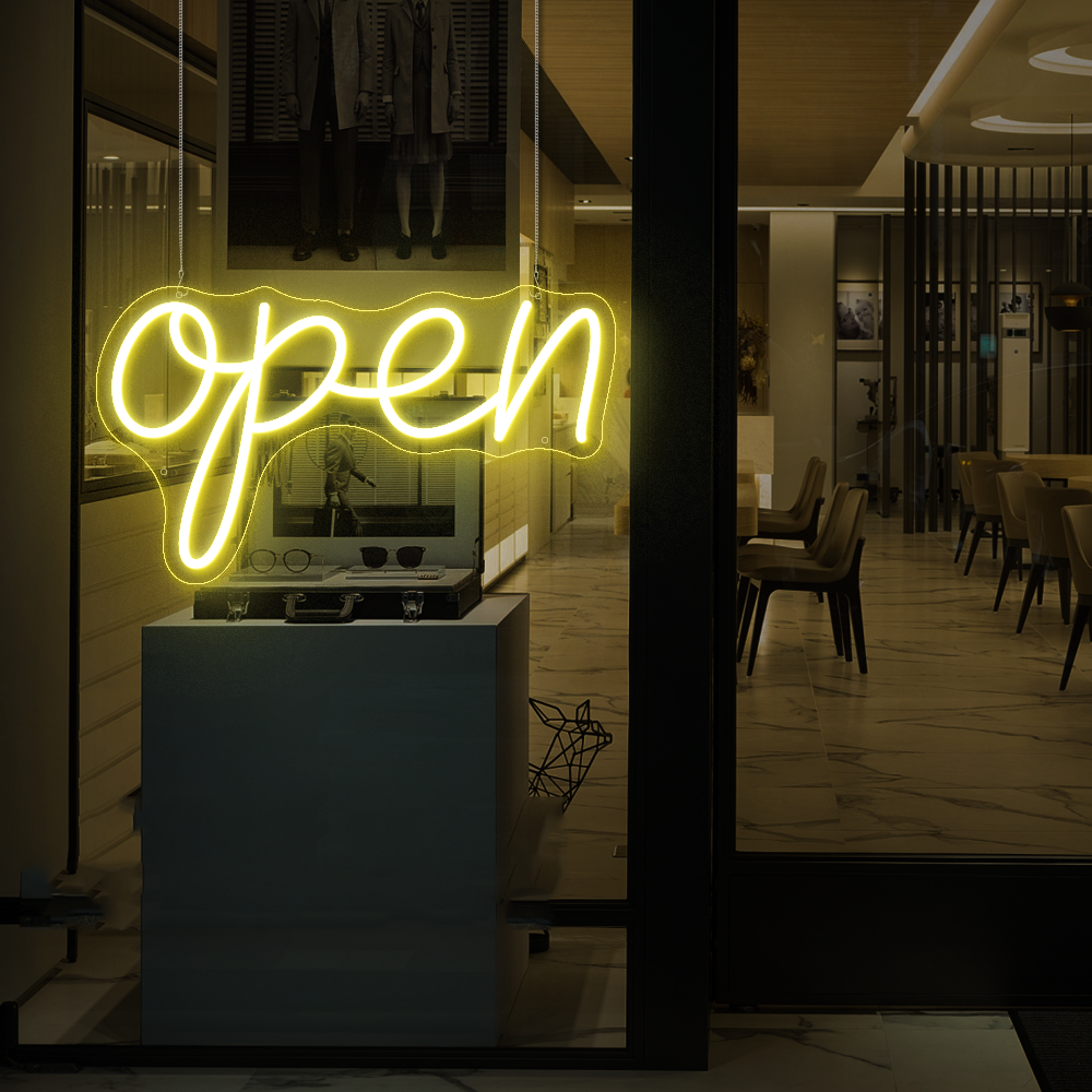 Vintage Business LED Neon Open Sign