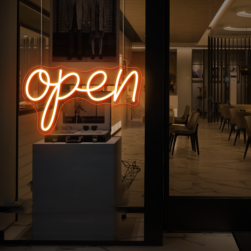 Vintage Business -LED -Neon Open Zeichen