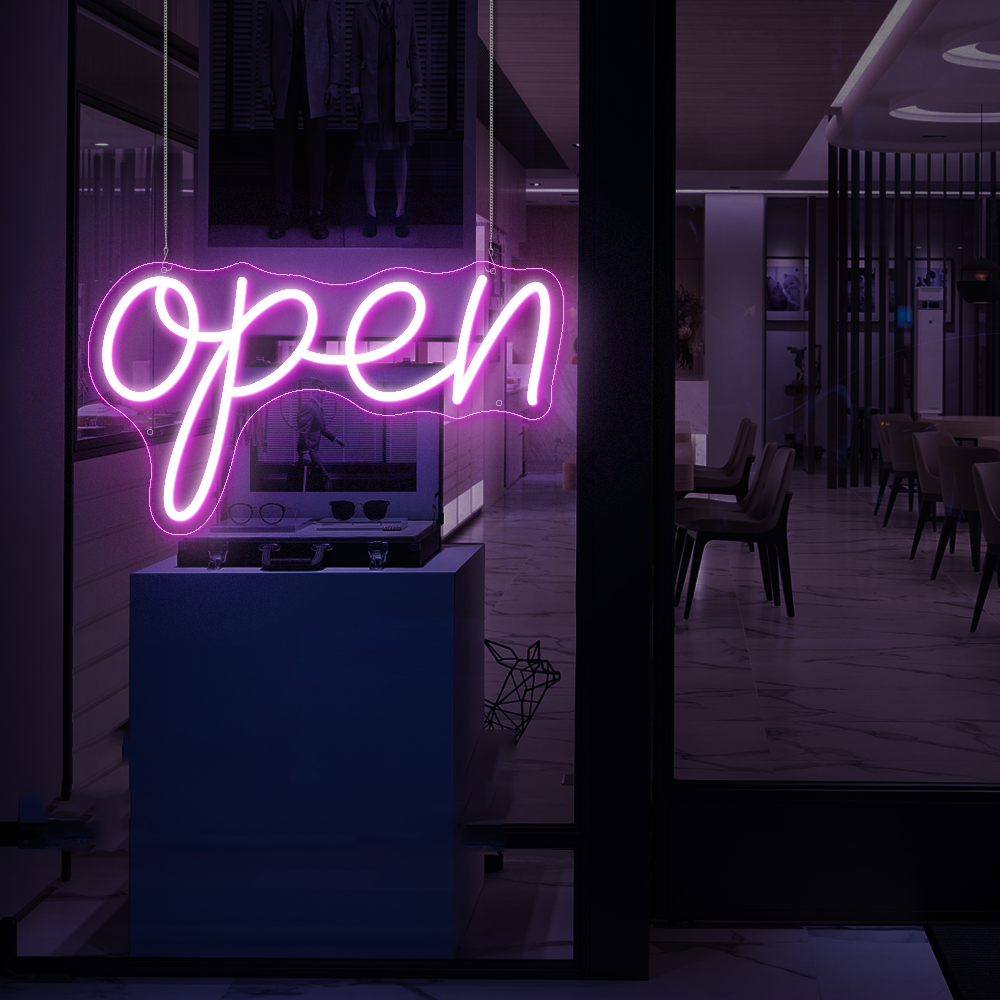 Vintage Business LED Neon Open Sign