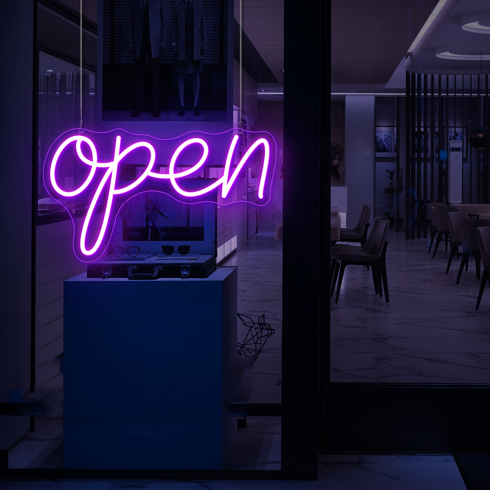 Vintage Business LED Neon Open Sign