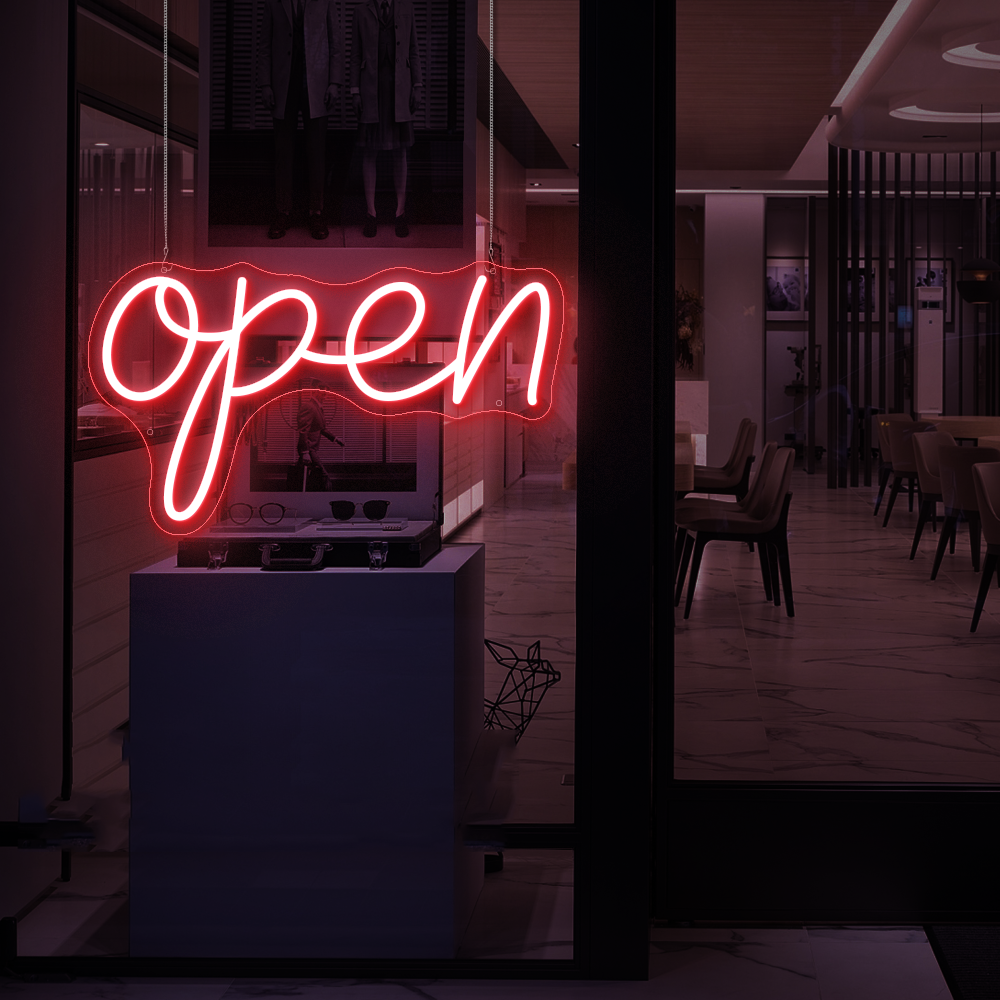 Vintage Business LED Neon Open Sign
