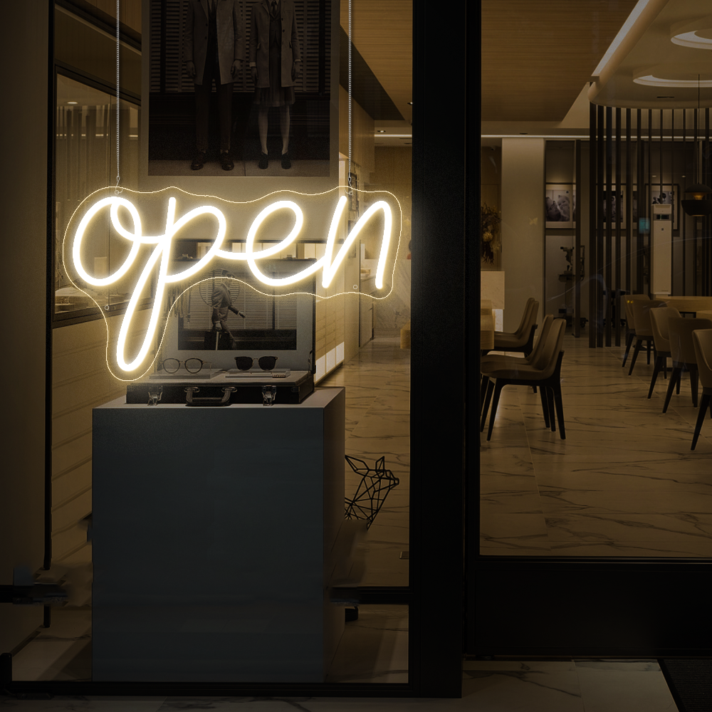 Vintage Business LED Neon Open Sign