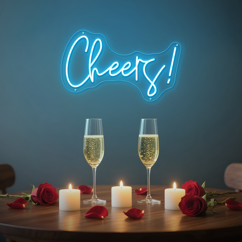 Cheers Neon Sign – LED Wall Sign for Bars & Parties