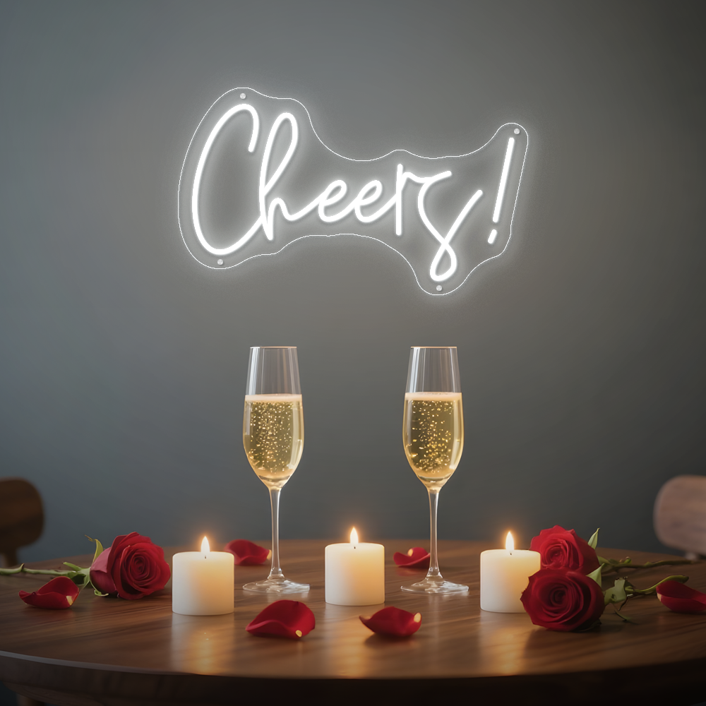 Cheers Neon Sign – LED Wall Sign for Bars & Parties