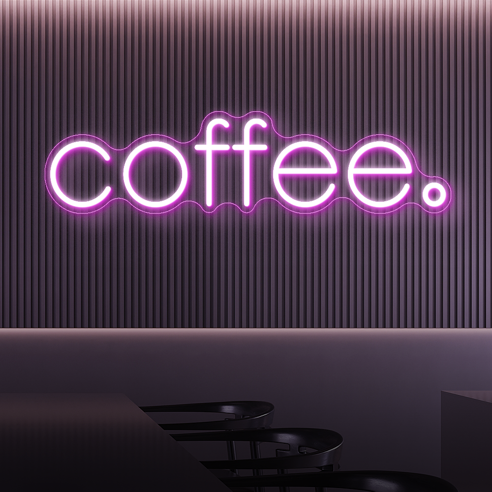 Coffee Shop Neon Sign – Eye-catching LED Light for Your Café