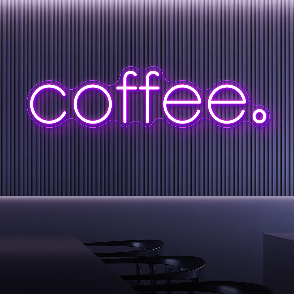 Coffee Shop Neon Sign – Eye-catching LED Light for Your Café