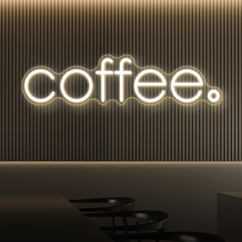 Coffee Shop Neon Sign – Eye-catching LED Light for Your Café