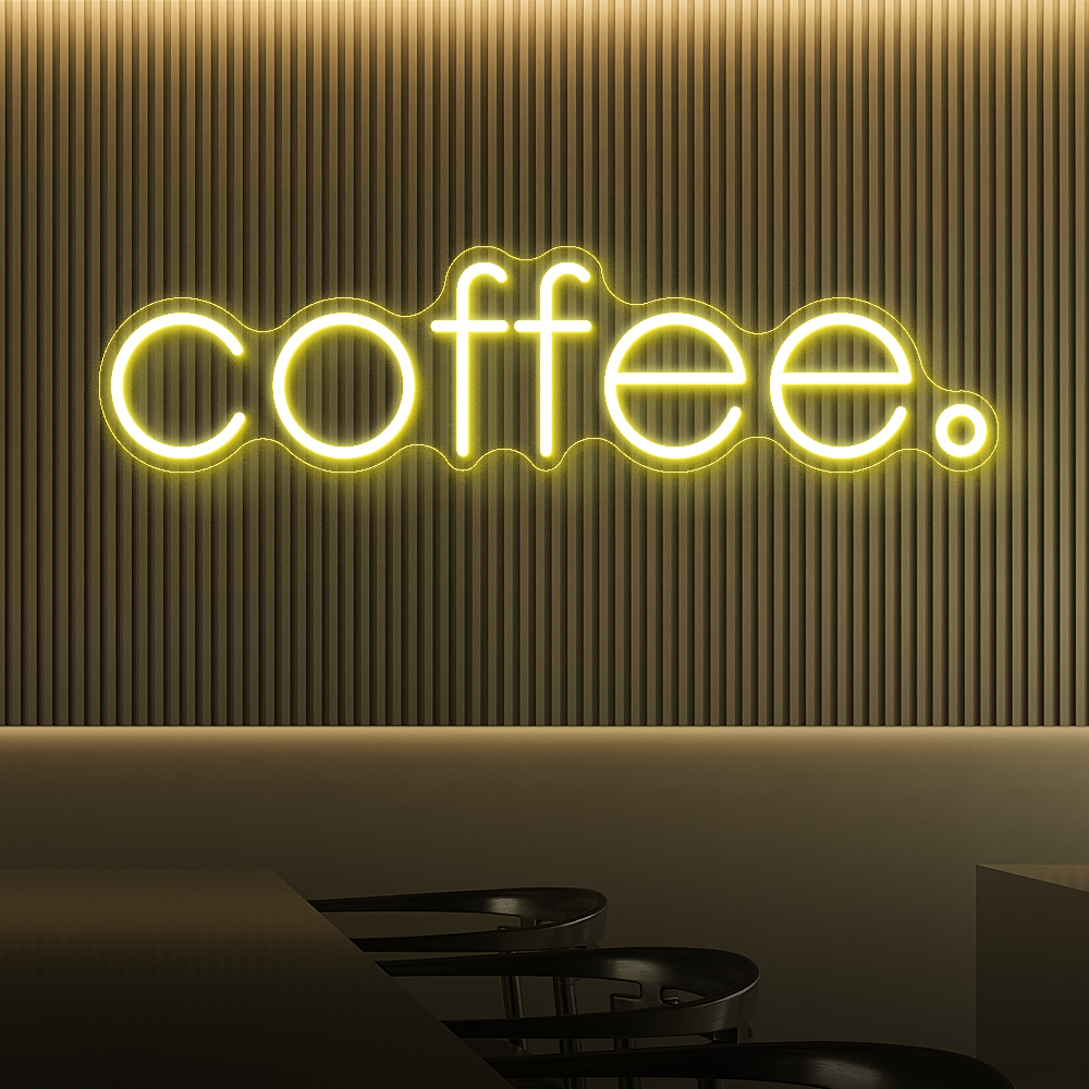 Coffee Shop Neon Sign – Eye-catching LED Light for Your Café