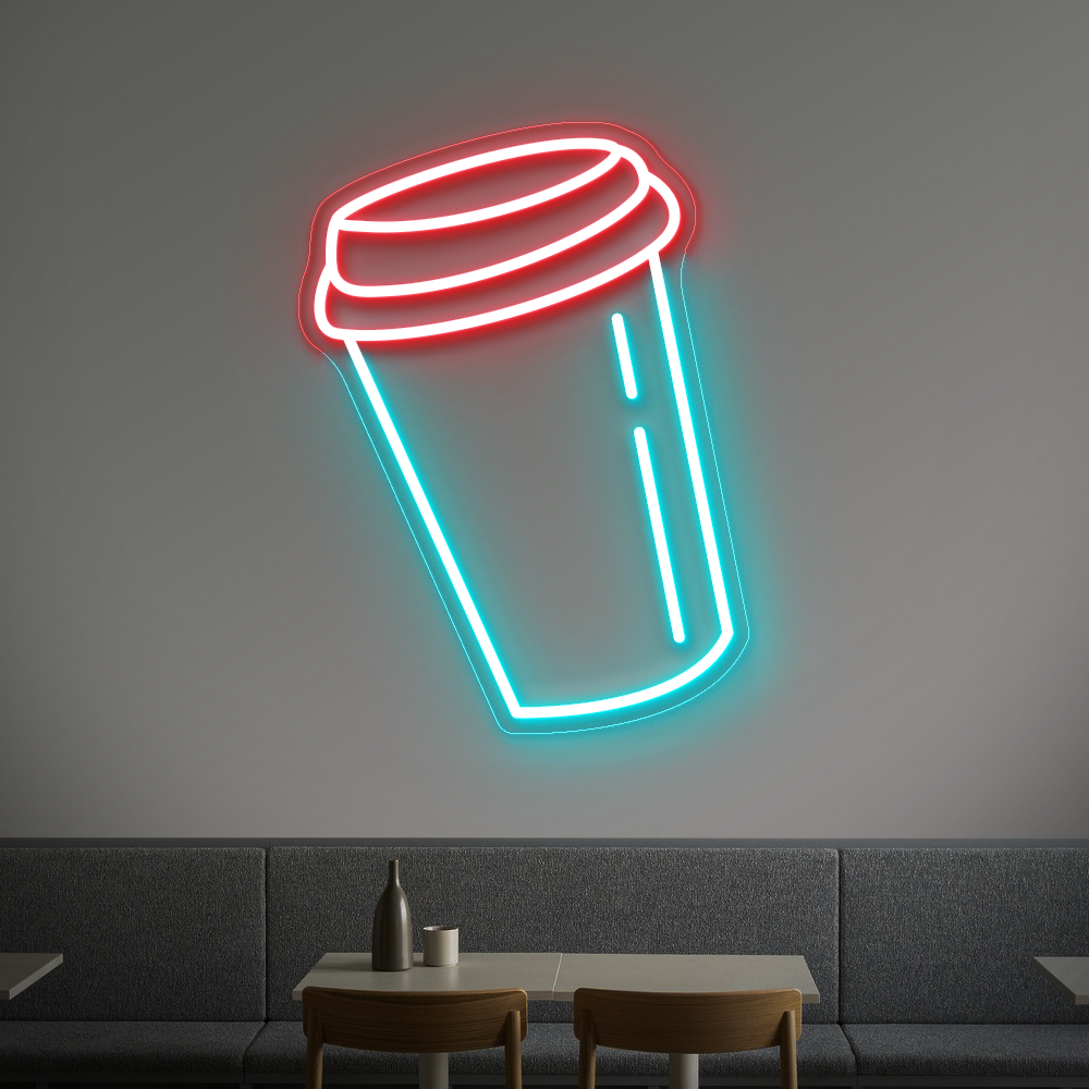 LED Cup Neon Sign – Perfect Neon Light for Your Beverage Business