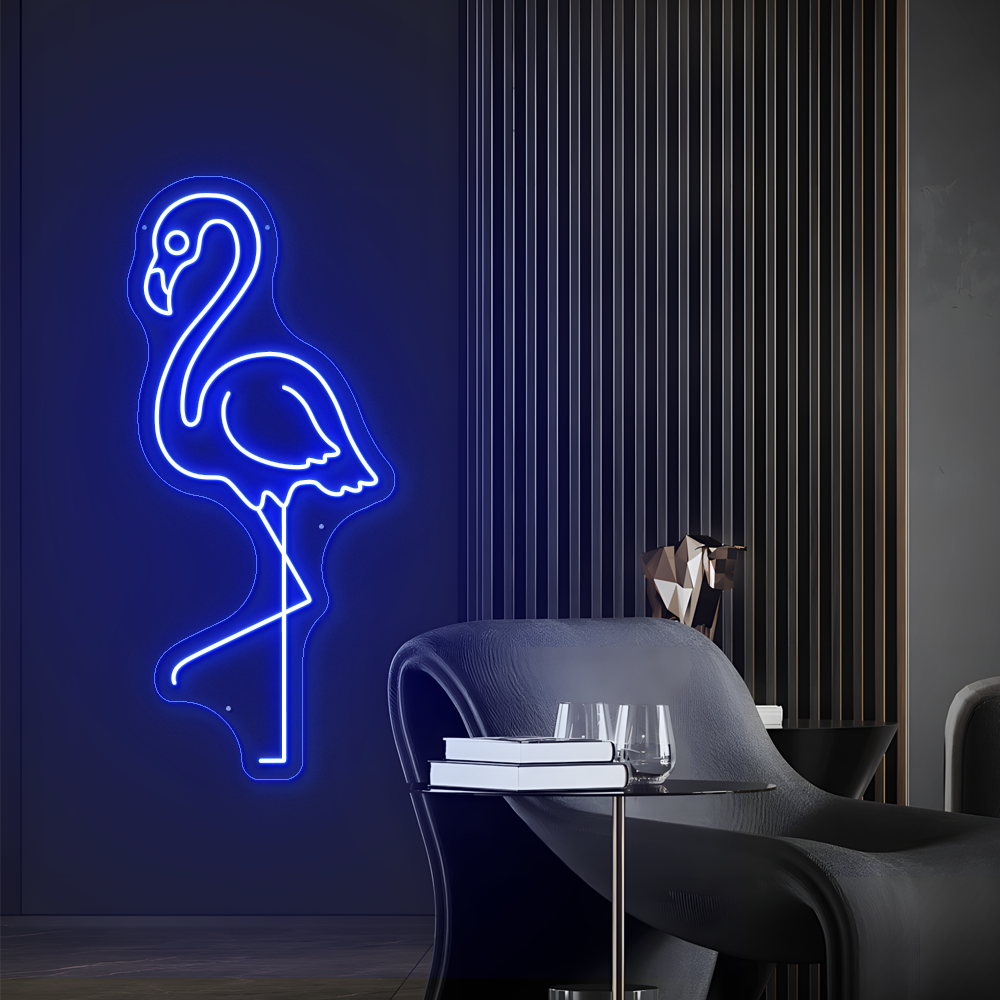 Neon Flamingo Sign – LED Flamingo Light for Home & Party Décor