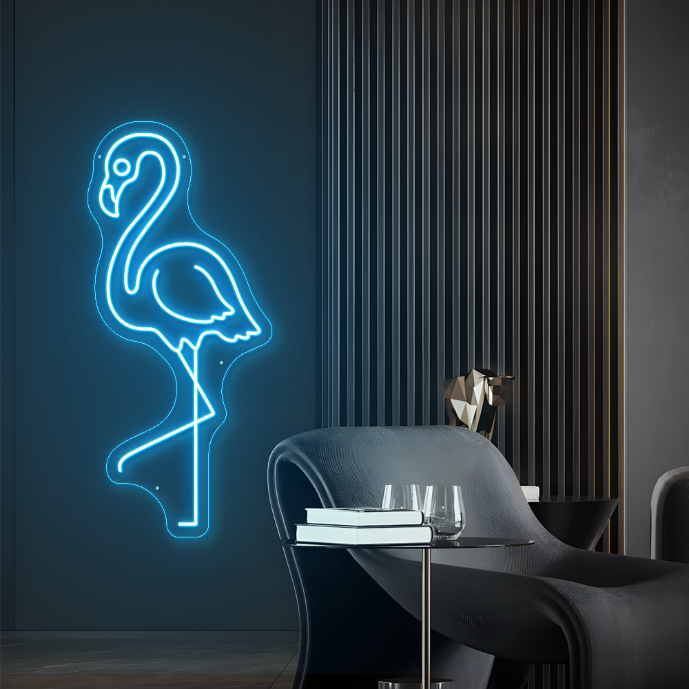 Neon Flamingo Sign – LED Flamingo Light for Home & Party Décor
