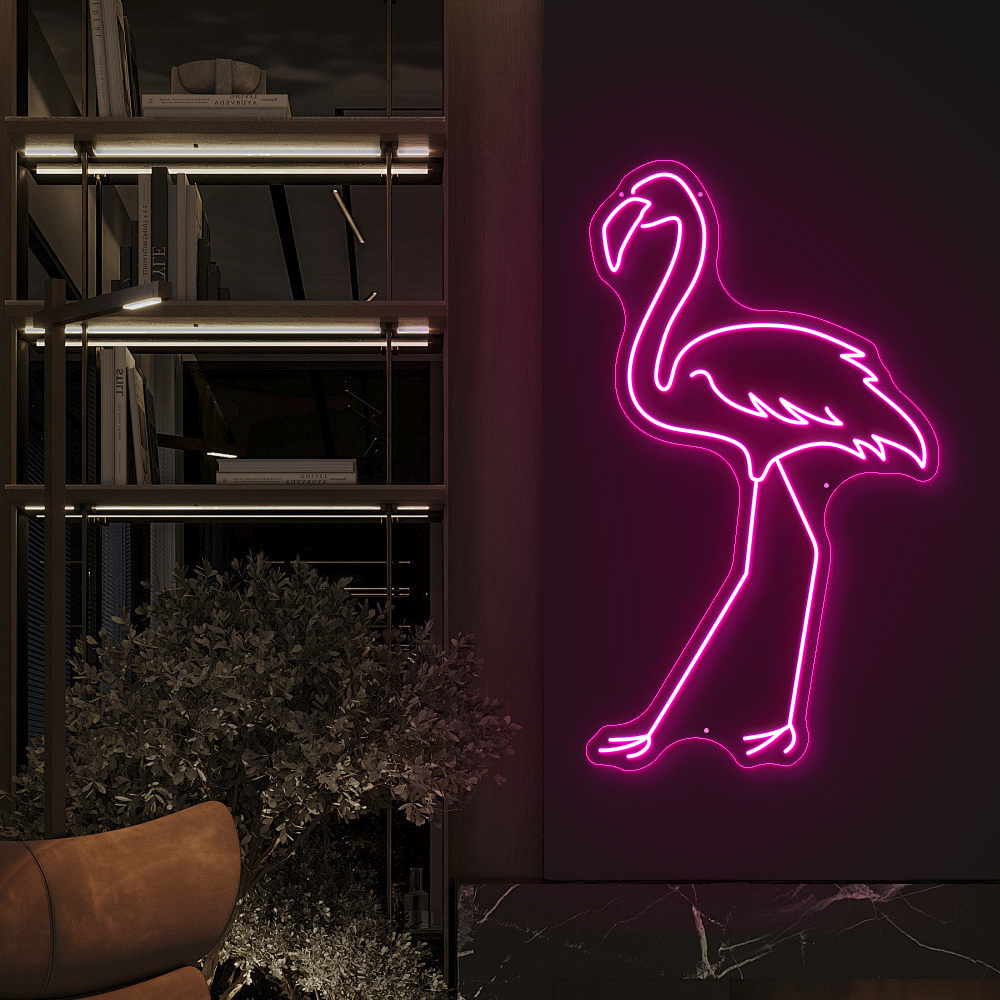Flamingo Neon Light – Perfect for Bedrooms, Bars & Tropical Parties