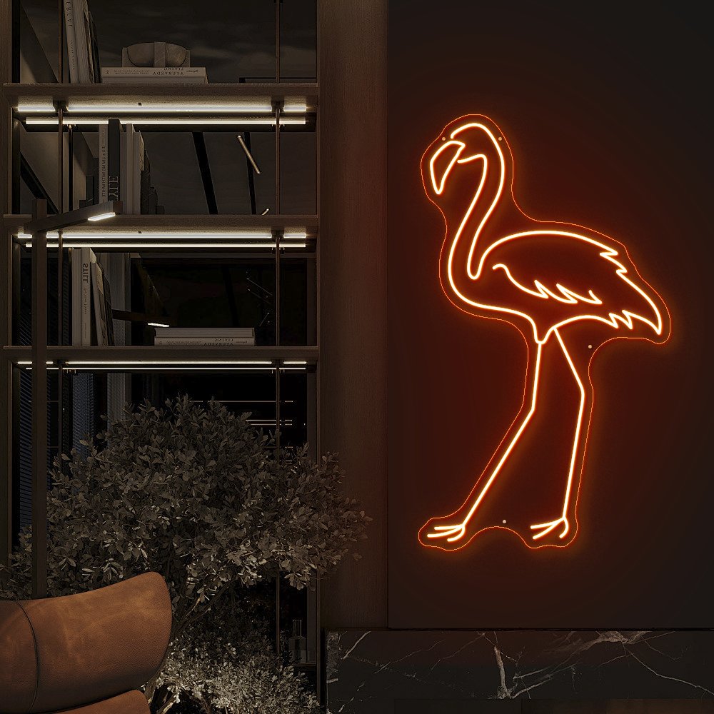 Flamingo Neon Light – Perfect for Bedrooms, Bars & Tropical Parties