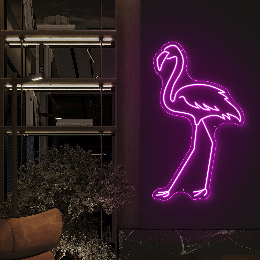 Flamingo Neon Light – Perfect for Bedrooms, Bars & Tropical Parties