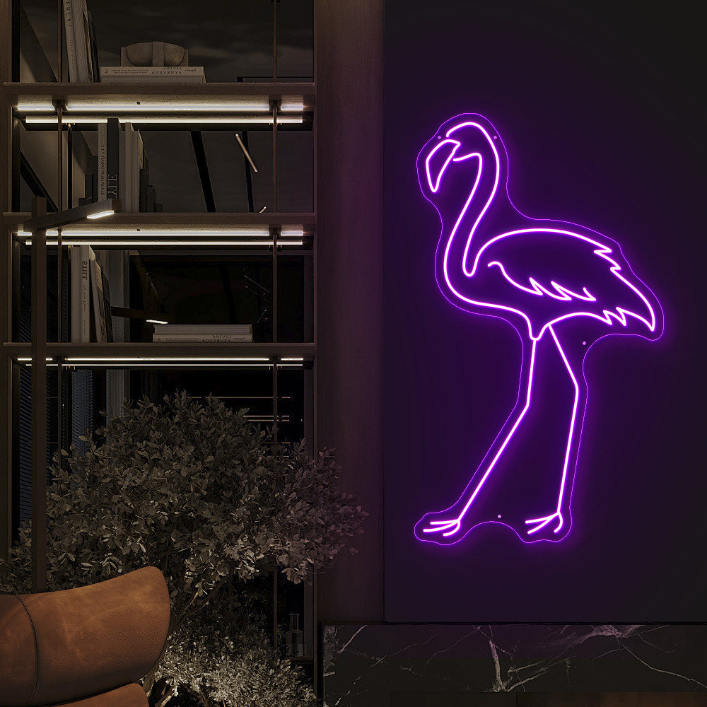 Flamingo Neon Light – Perfect for Bedrooms, Bars & Tropical Parties