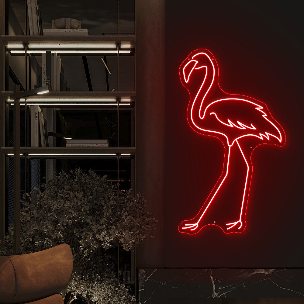 Flamingo Neon Light – Perfect for Bedrooms, Bars & Tropical Parties