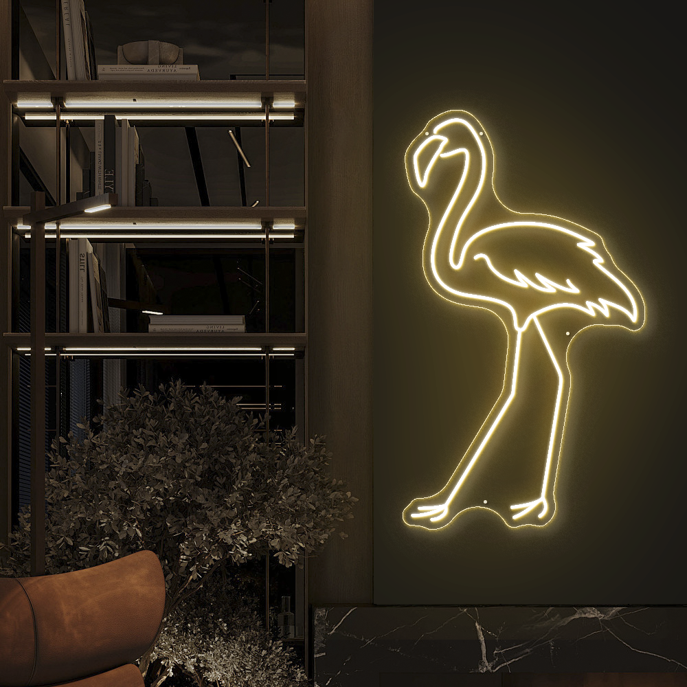 Flamingo Neon Light – Perfect for Bedrooms, Bars & Tropical Parties