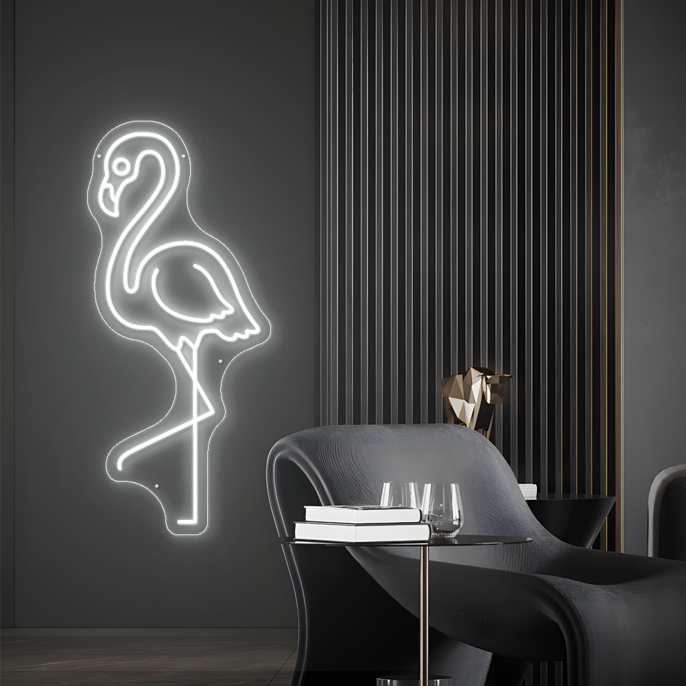 Neon Flamingo Sign – LED Flamingo Light for Home & Party Décor