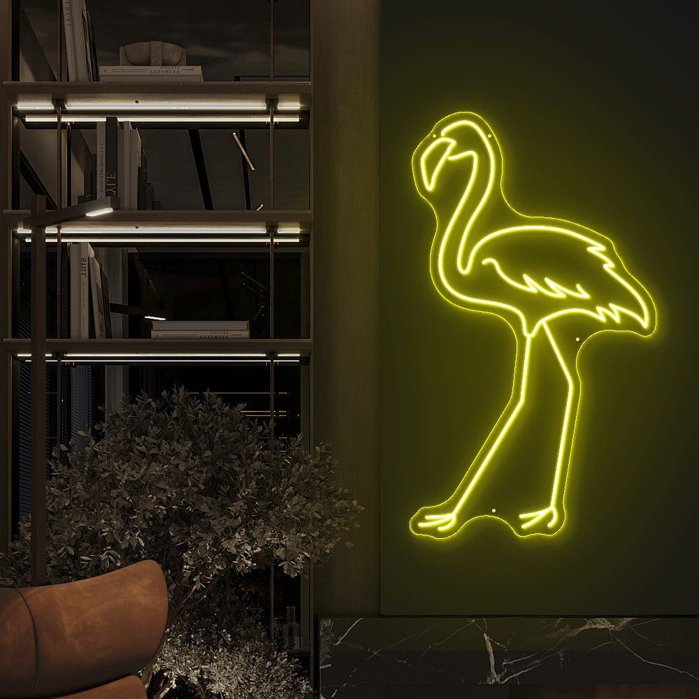 Flamingo Neon Light – Perfect for Bedrooms, Bars & Tropical Parties