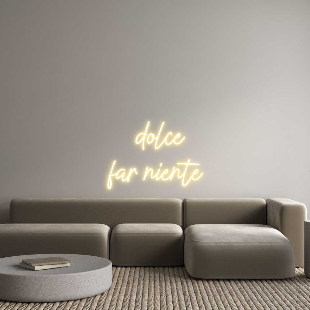 DE Custom Neon: dolce
far ni...