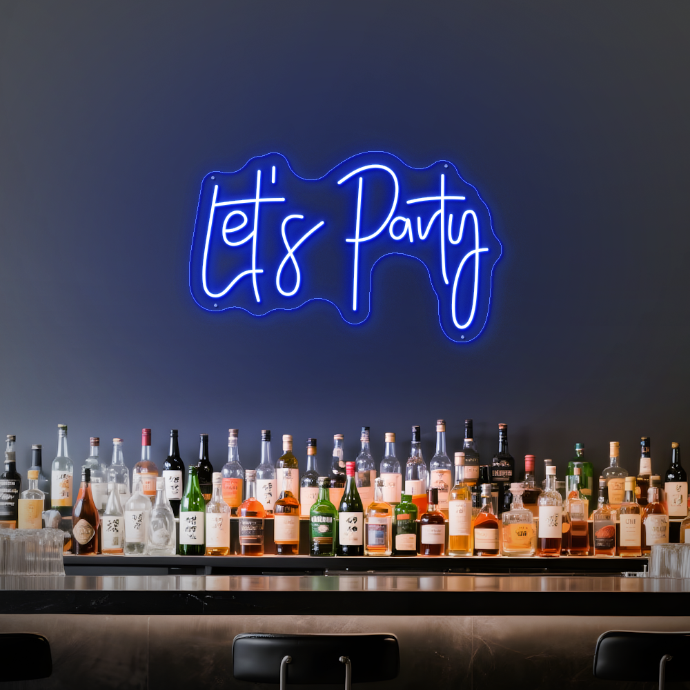Let’s Party LED Neon Sign – Perfect for Birthdays & Celebrations