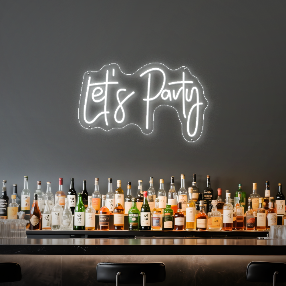 Let’s Party LED Neon Sign – Perfect for Birthdays & Celebrations
