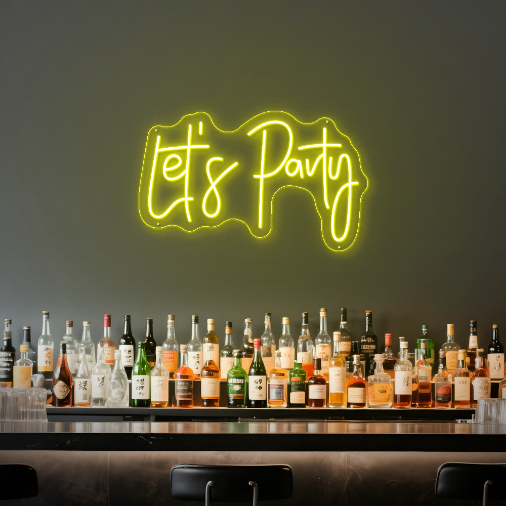Let’s Party LED Neon Sign – Perfect for Birthdays & Celebrations