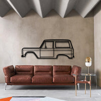 1972 Bronco Silhouette - Classic Off-Road Metal Wall Art