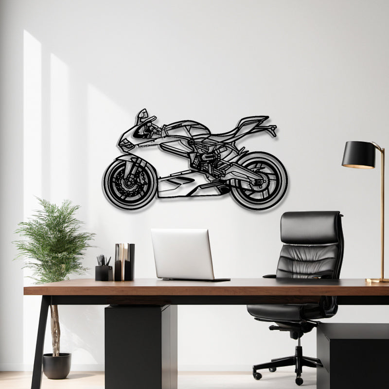 899 Panigale Silhouette - Sport Bike Metal Wall Art