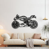 899 Panigale Silhouette - Sport Bike Metal Wall Art