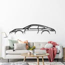 911 (992) Silhouette - Car Metal Wall Art