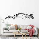 911 GT3 (992) Silhouette - Sports Car Metal Wall Art