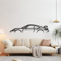 911 GT3 (992) Silhouette - Sports Car Metal Wall Art