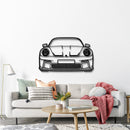 911 GT3 Front Profile Silhouette - Sports Car Metal Wall Art