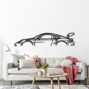 911 GT3 RS (992) Silhouette - High-Performance Sports Car Metal Wall Art