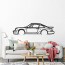 911 Turbo (964) Silhouette - Classic Sports Car Metal Wall Art