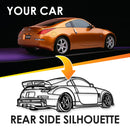 Custom Your Car Silhouette Metal Wall Art - Personalized Vehicle Wall Décor