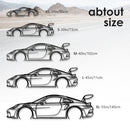 Custom Your Car Silhouette Metal Wall Art - Personalized Vehicle Wall Décor