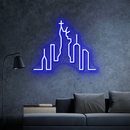 New York leitete Neonzeichen