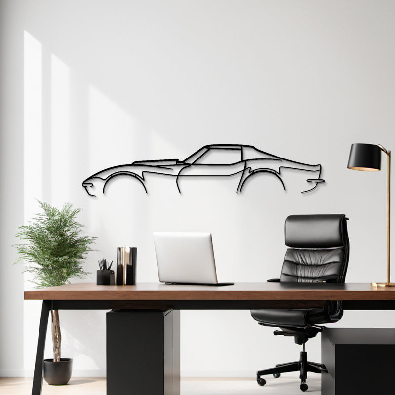C3 L88 Silhouette - Classic Car Metal Wall Art