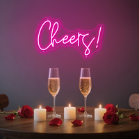 Cheers Neon Sign – LED Wall Sign for Bars & Parties