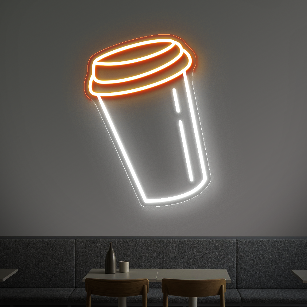 LED Cup Neon Sign – Perfect Neon Light for Your Beverage Business