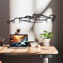 Formula 1 Side Profile Silhouette | F1 Race Car Metal Wall Art