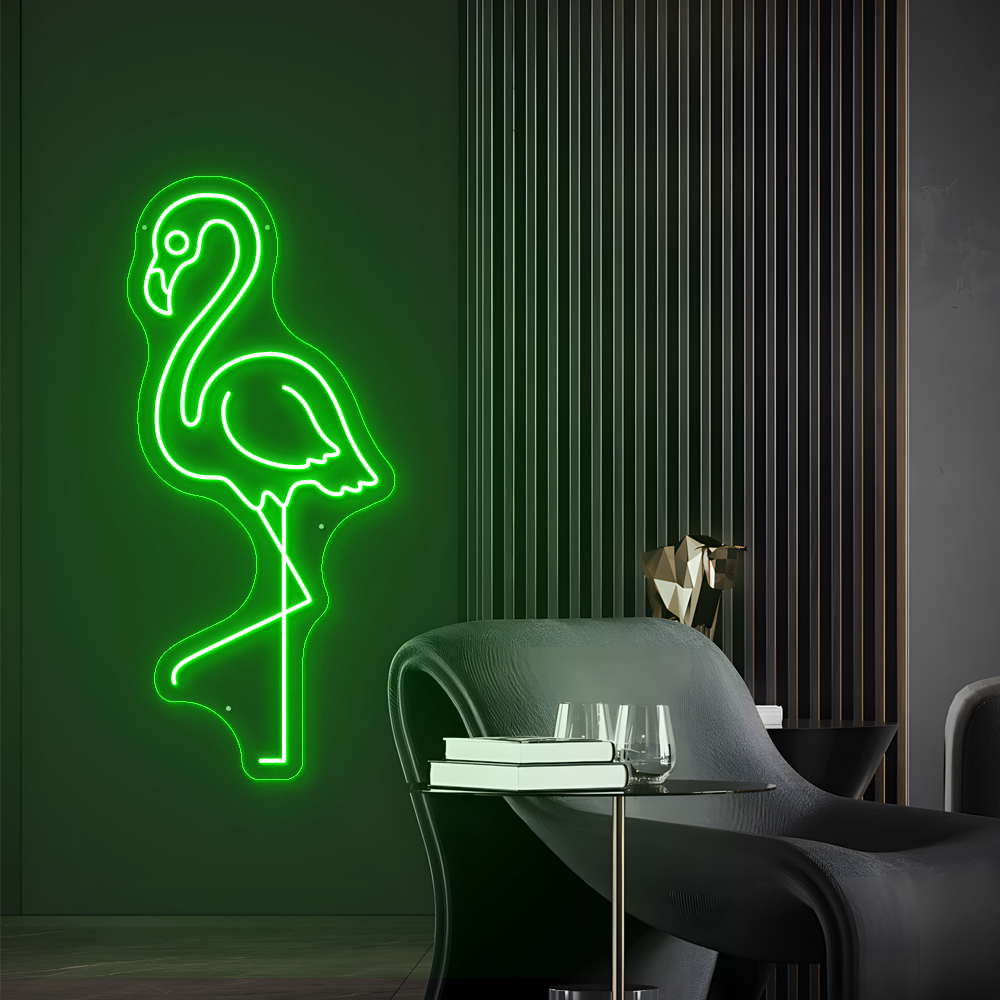 Neon Flamingo Sign – LED Flamingo Light for Home & Party Décor