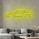 GTR R34 Metal Neon Sign - Neon Car Wall Art