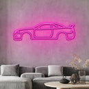 GTR R34 Metal Neon Sign - Neon Car Wall Art