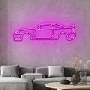 GTR R34 Metal Neon Sign - Neon Car Wall Art